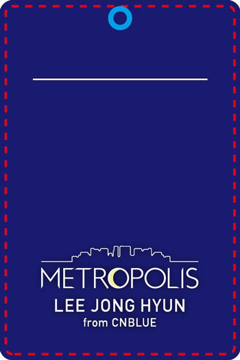 イ・ジョンヒョン（from CNBLUE）2nd SOLO ALBUM「METROPOLIS」1形態