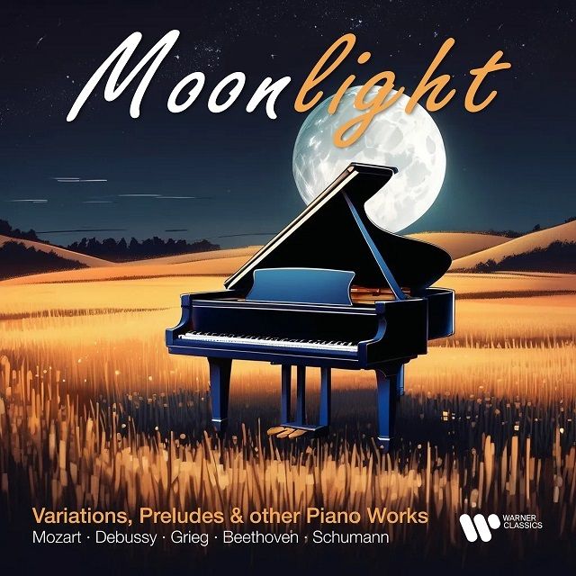 月光、変奏曲、前奏曲 ~ モーツァルト、ドビュッシー、グリーグ、ベートーヴェン、シューマン:ピアノ作品集(ハイレゾ有)