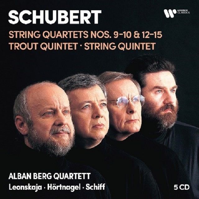シューベルト：弦楽四重奏・五重奏曲集、ます (New Budget Box :5CD)