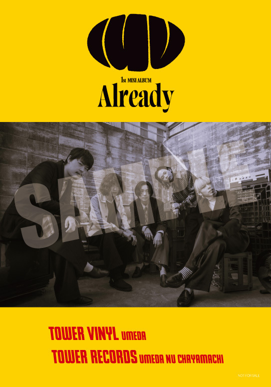 1st mini Album『Already』発売記念！タワーレコード限定施策決定