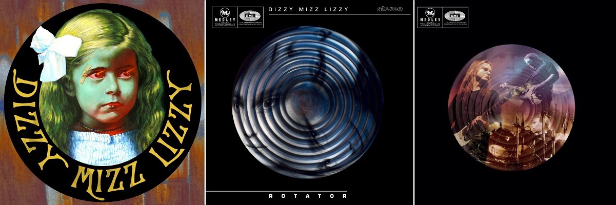 dizzy mizz lizzy サイン入りドラムヘッド fm802当選品 ディジー・ミズ・リジーの来日公演を記念して、彼らの1994年から1995年
